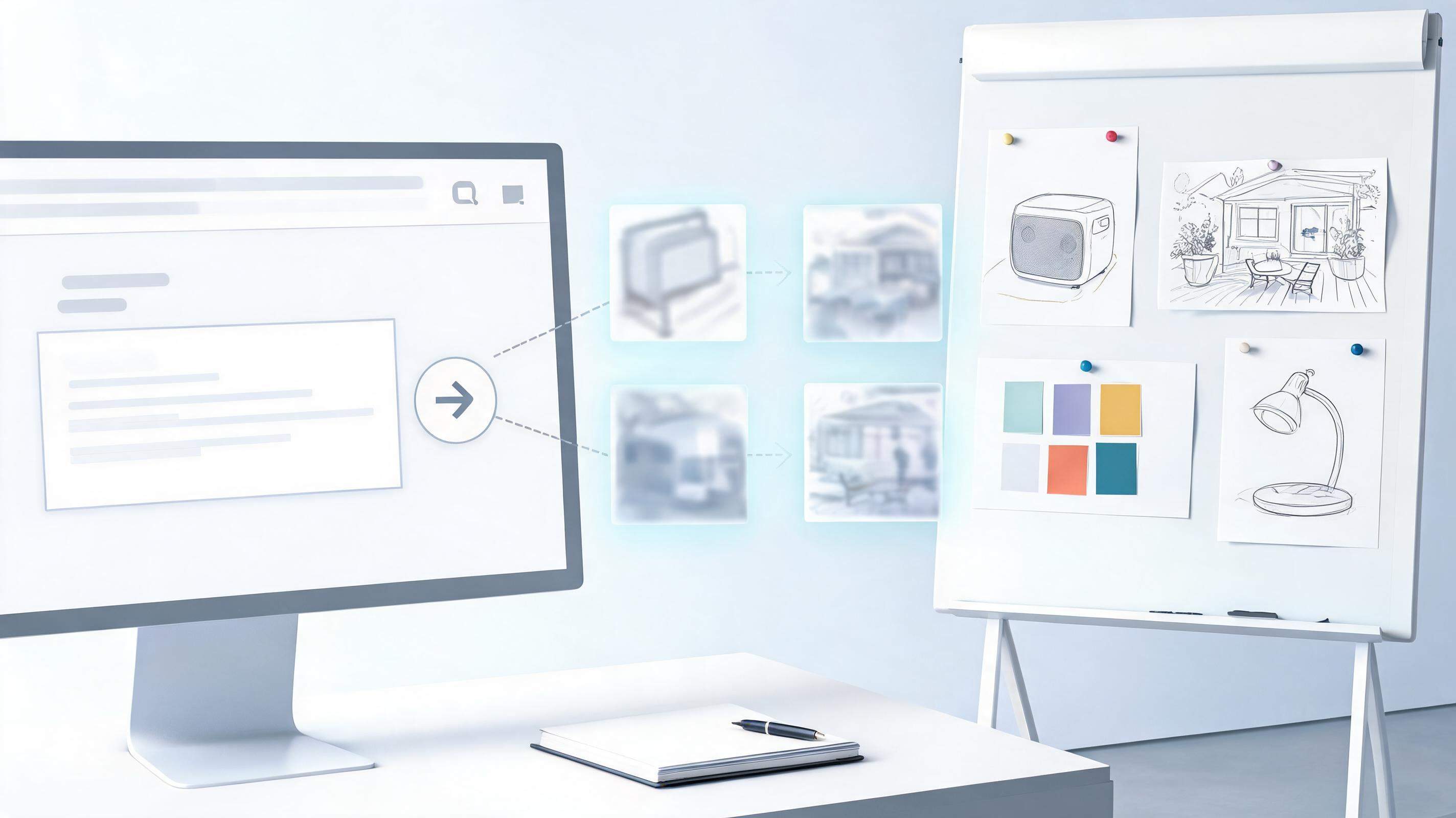 Early concept drafts on review board