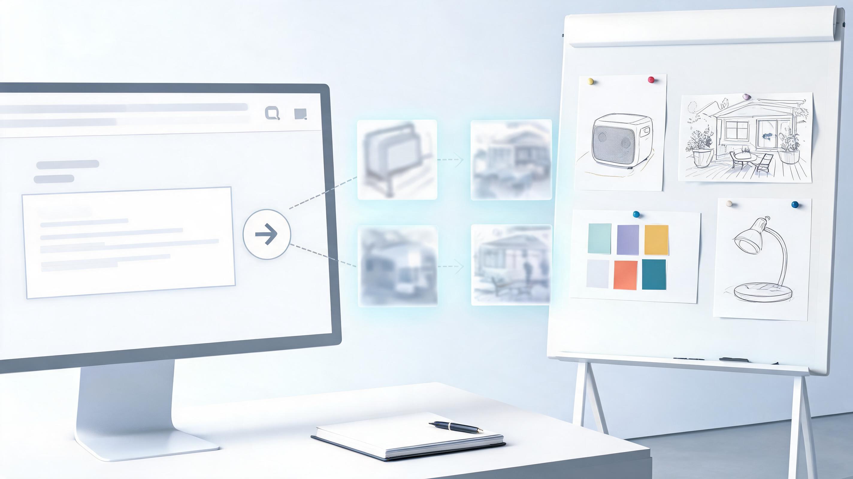 Early concept drafts on review board