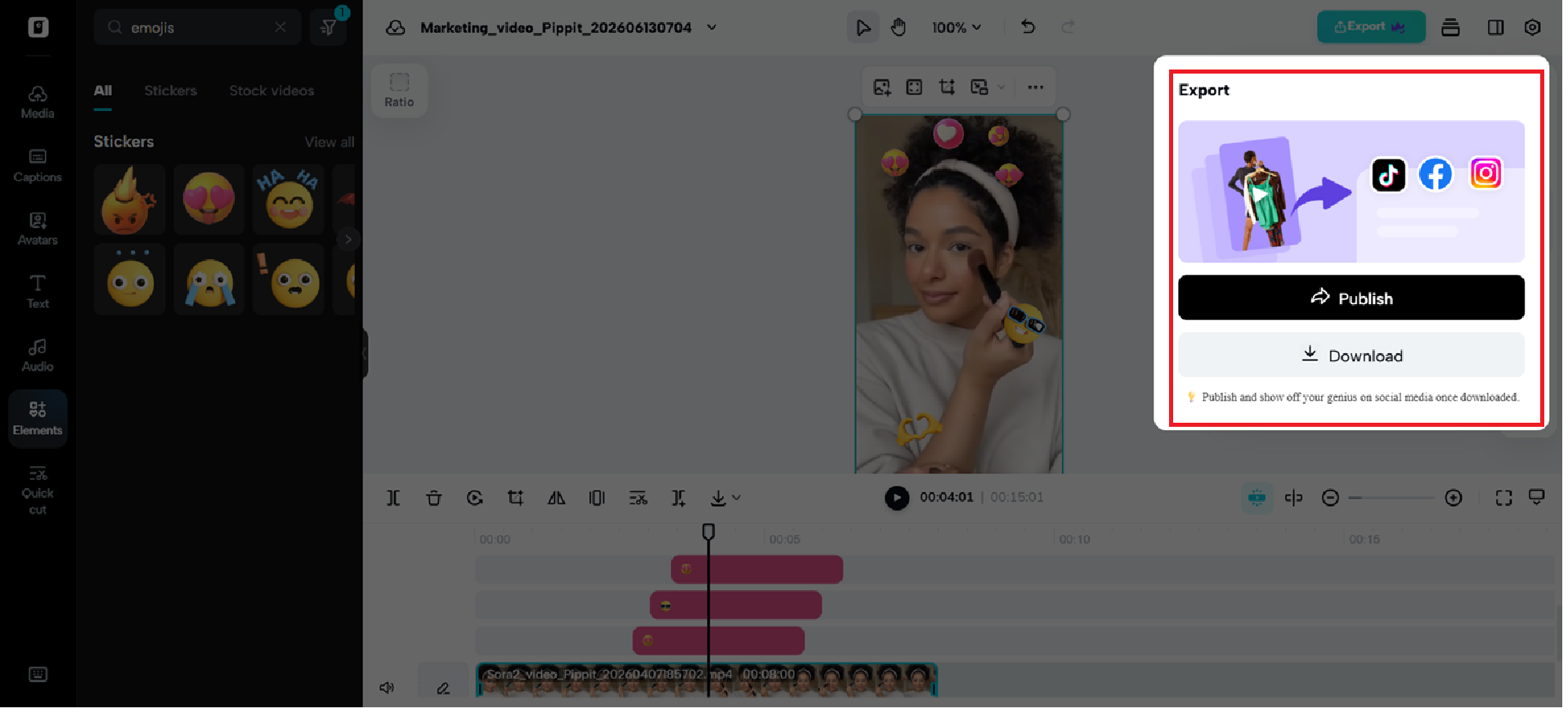 Preview and download