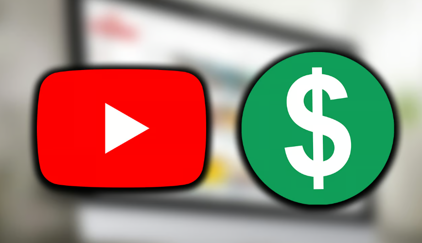 What is the YouTube revenue split in 2025