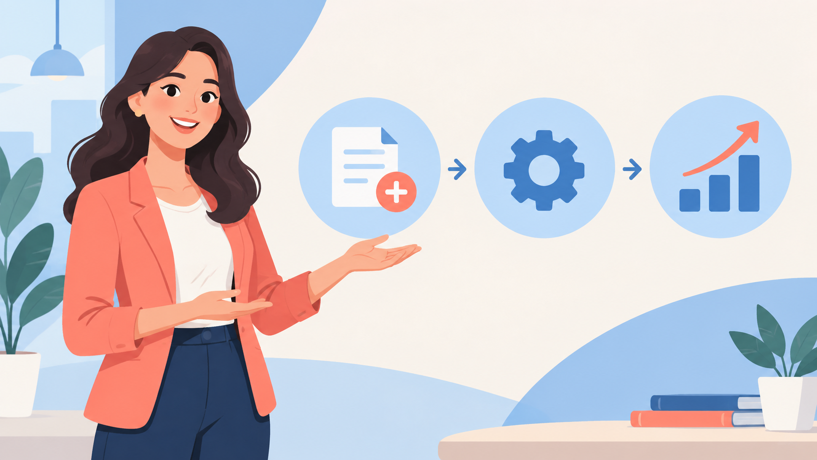 Powtoon AI video generator: Three-Step Product Explainer