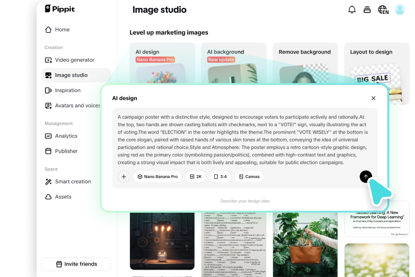 Customize your campaign poster design 