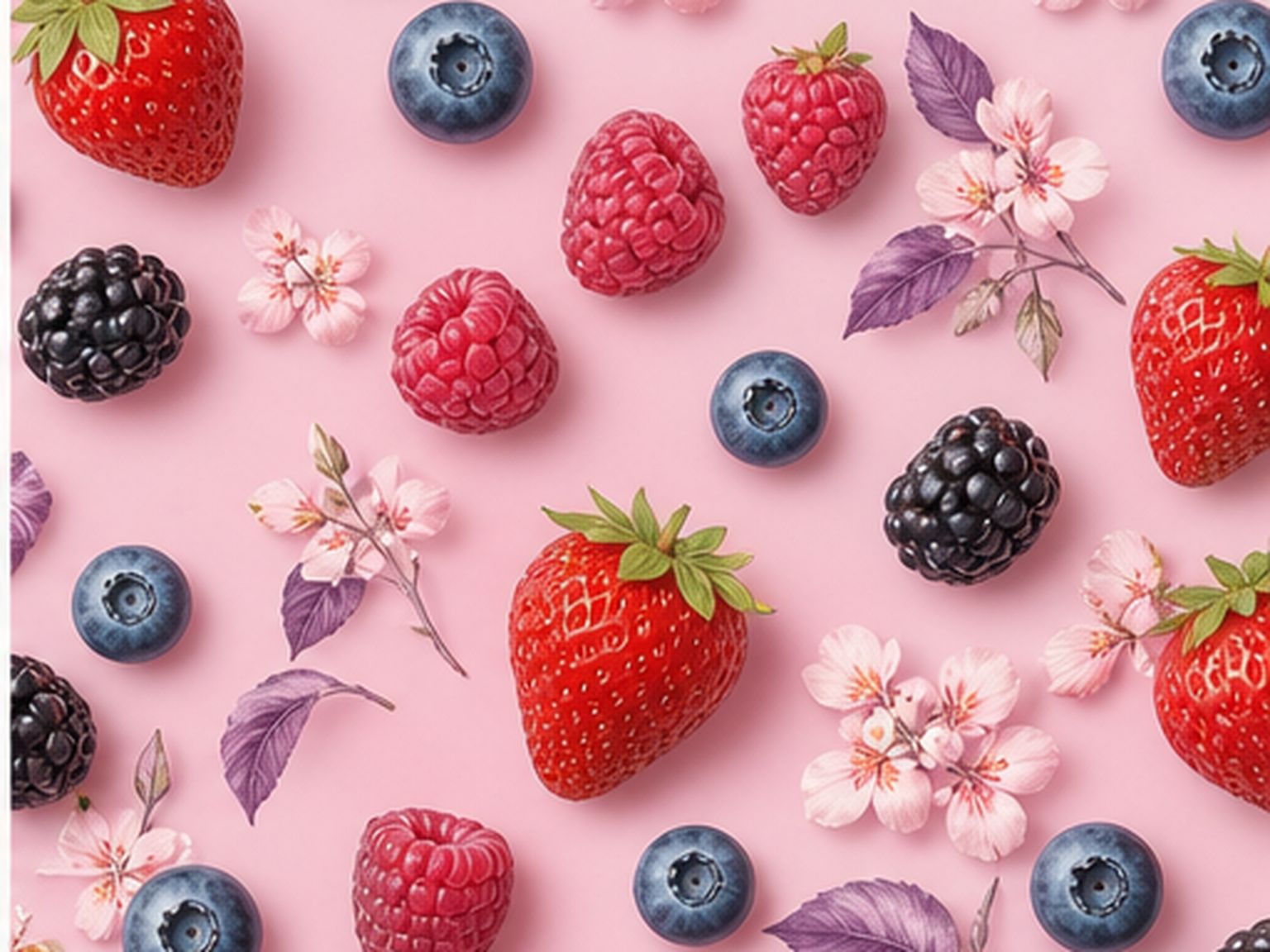 Tropical fruit pattern