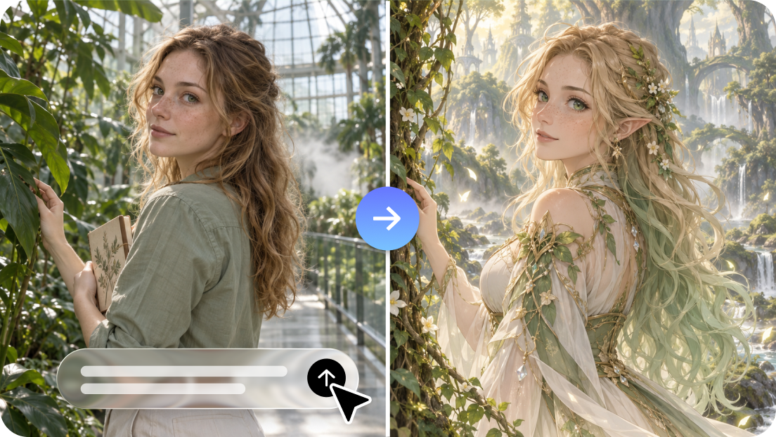Turn photos into illustrations with AI prompts
