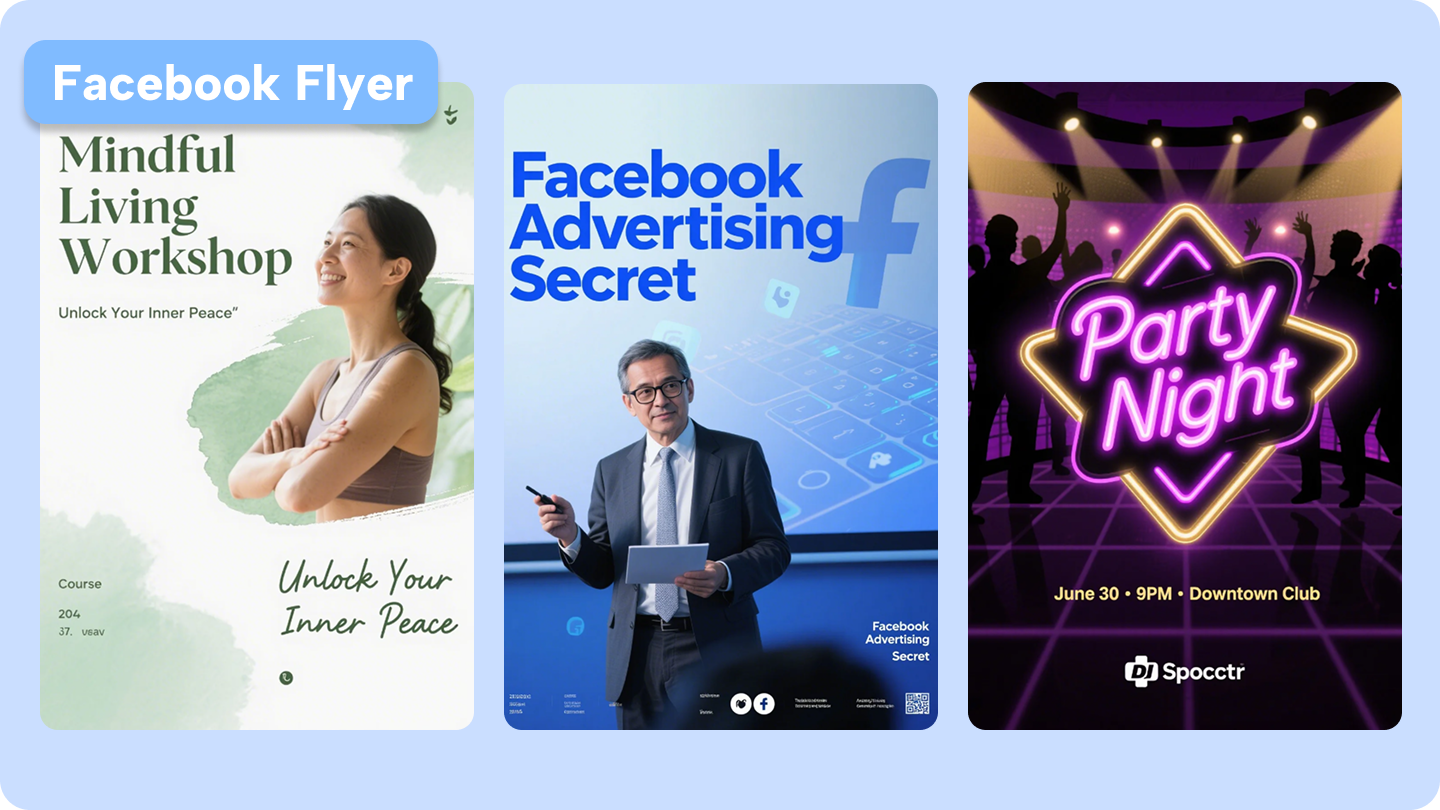 facebook flyer