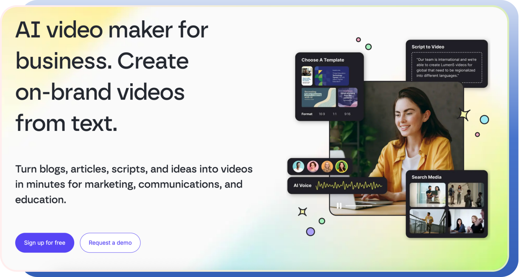 Lumen5: Brand-Friendly AI Video Maker