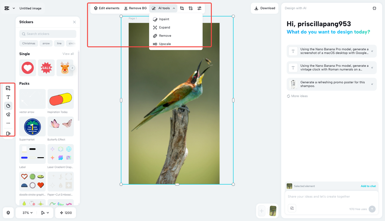Edit the aperture photo with rich features