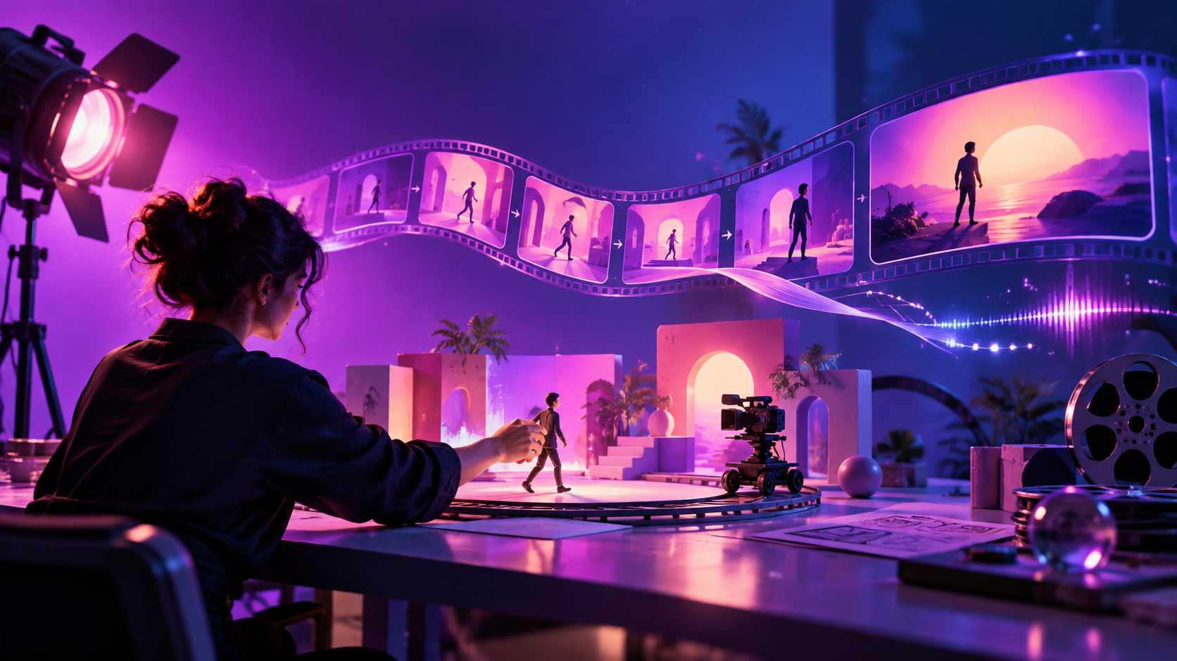 Original workflow visual for Step 2: Describe motion and scene logic