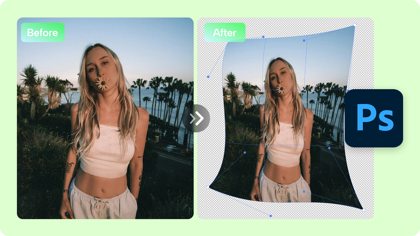 How to warp an image in photoshop 
