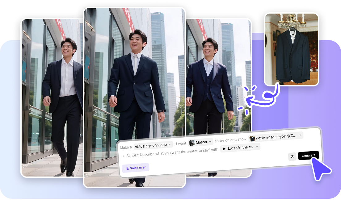 Virtual try on feature