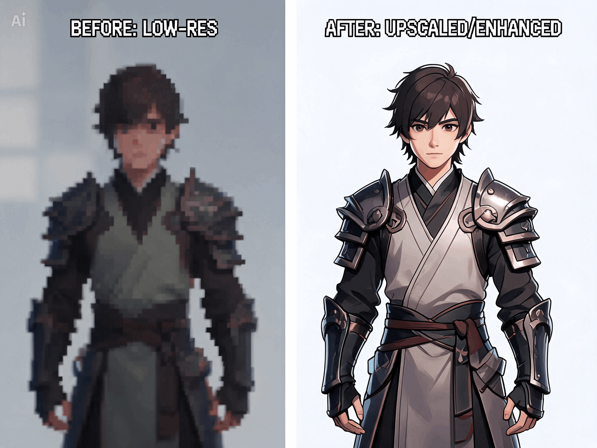 Clean character art exports
