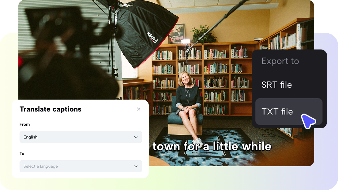 Multilingual translation with high-quality export