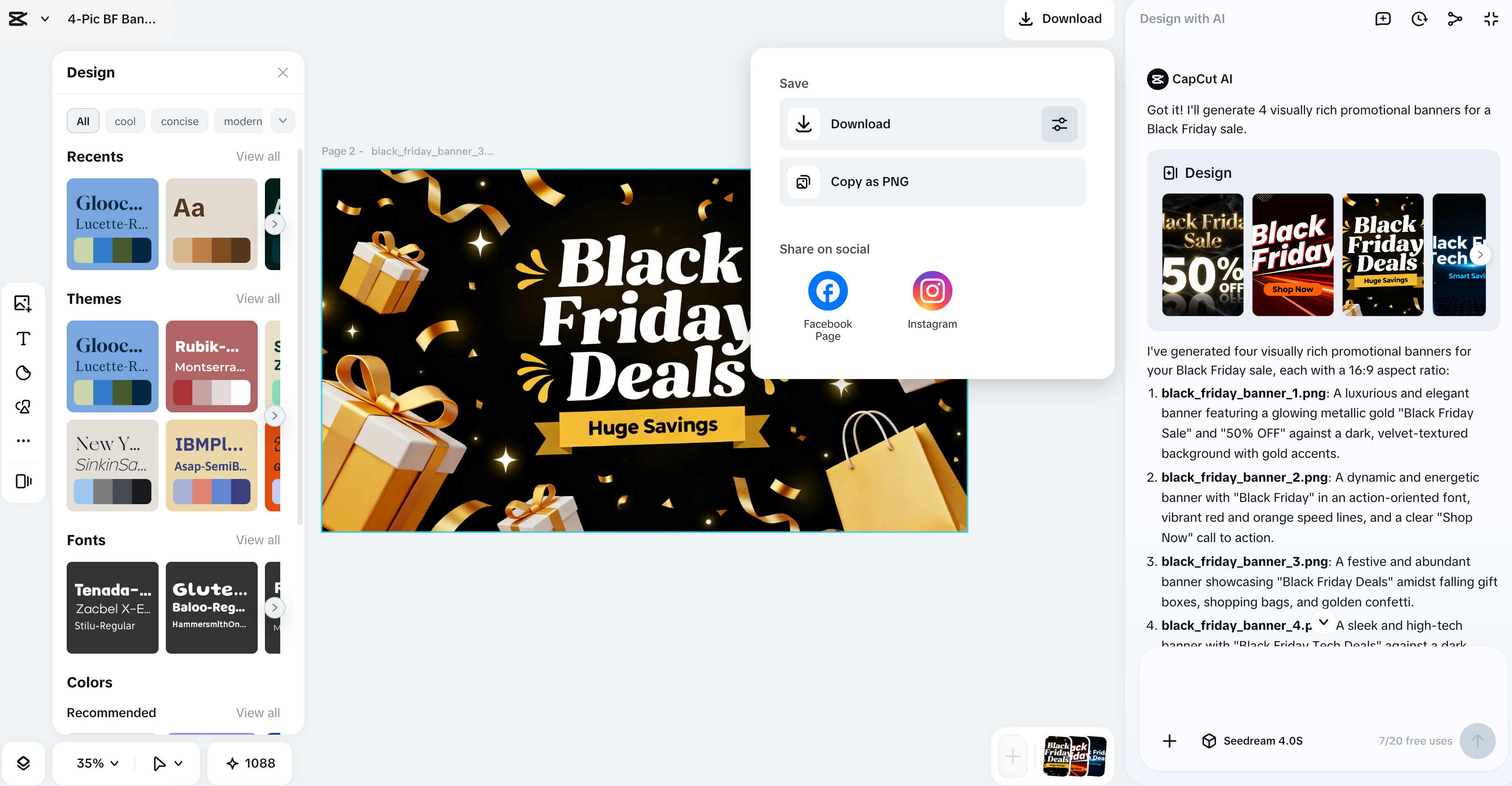 A visually rich promotional banner for a Black Friday sale