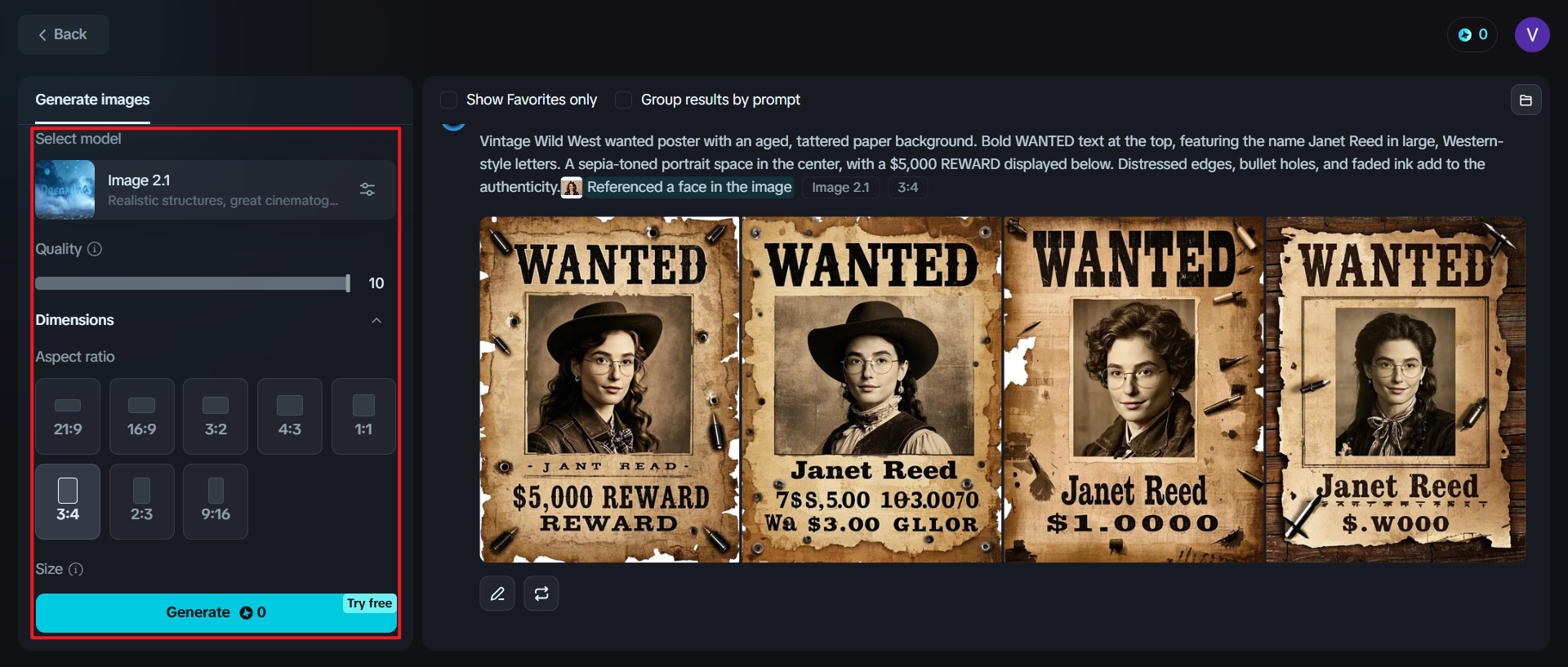 free wanted poster generator