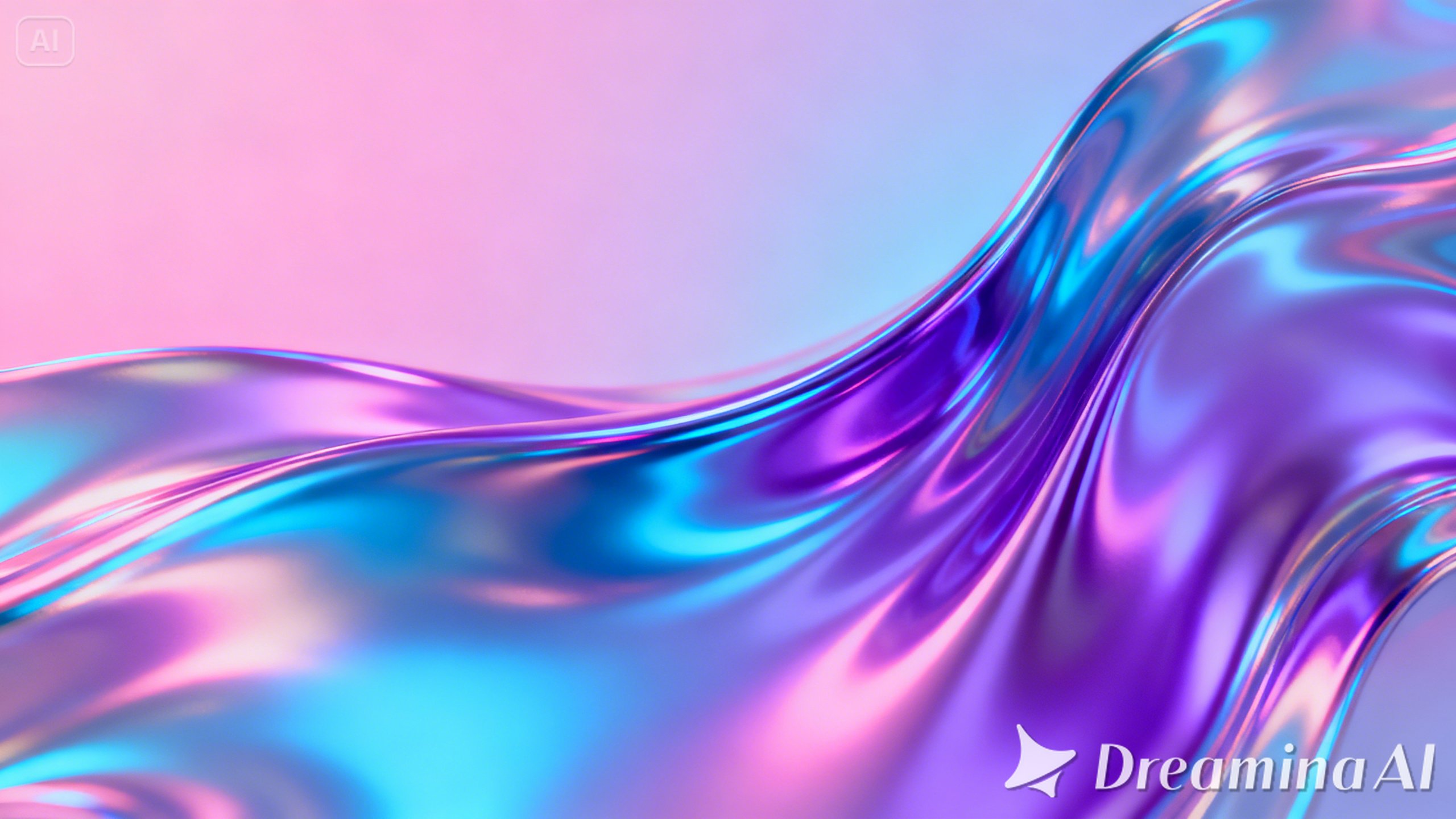 Holographic iridescent gradient