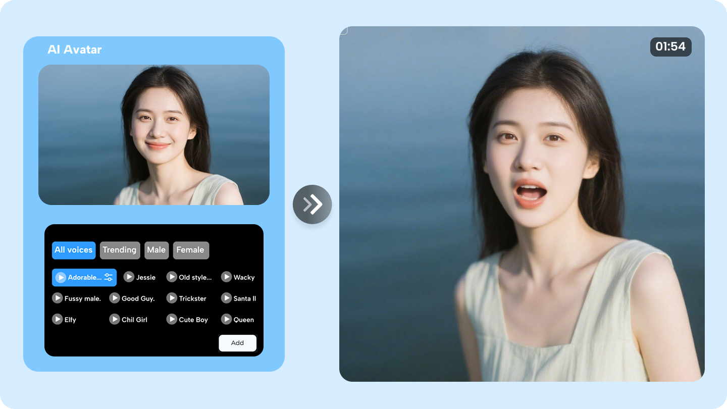 Gerador de narração com IA