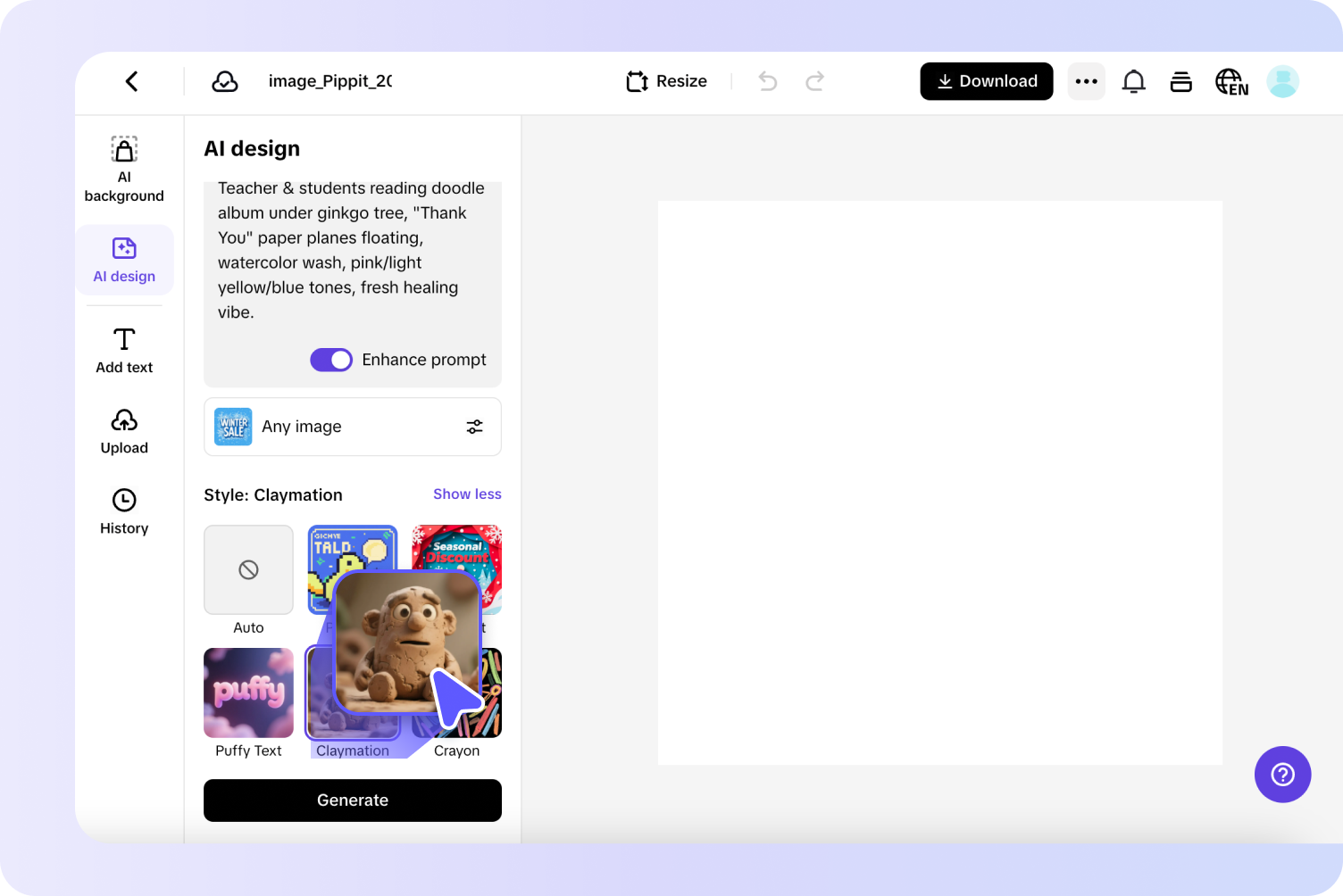 Generate your drawing