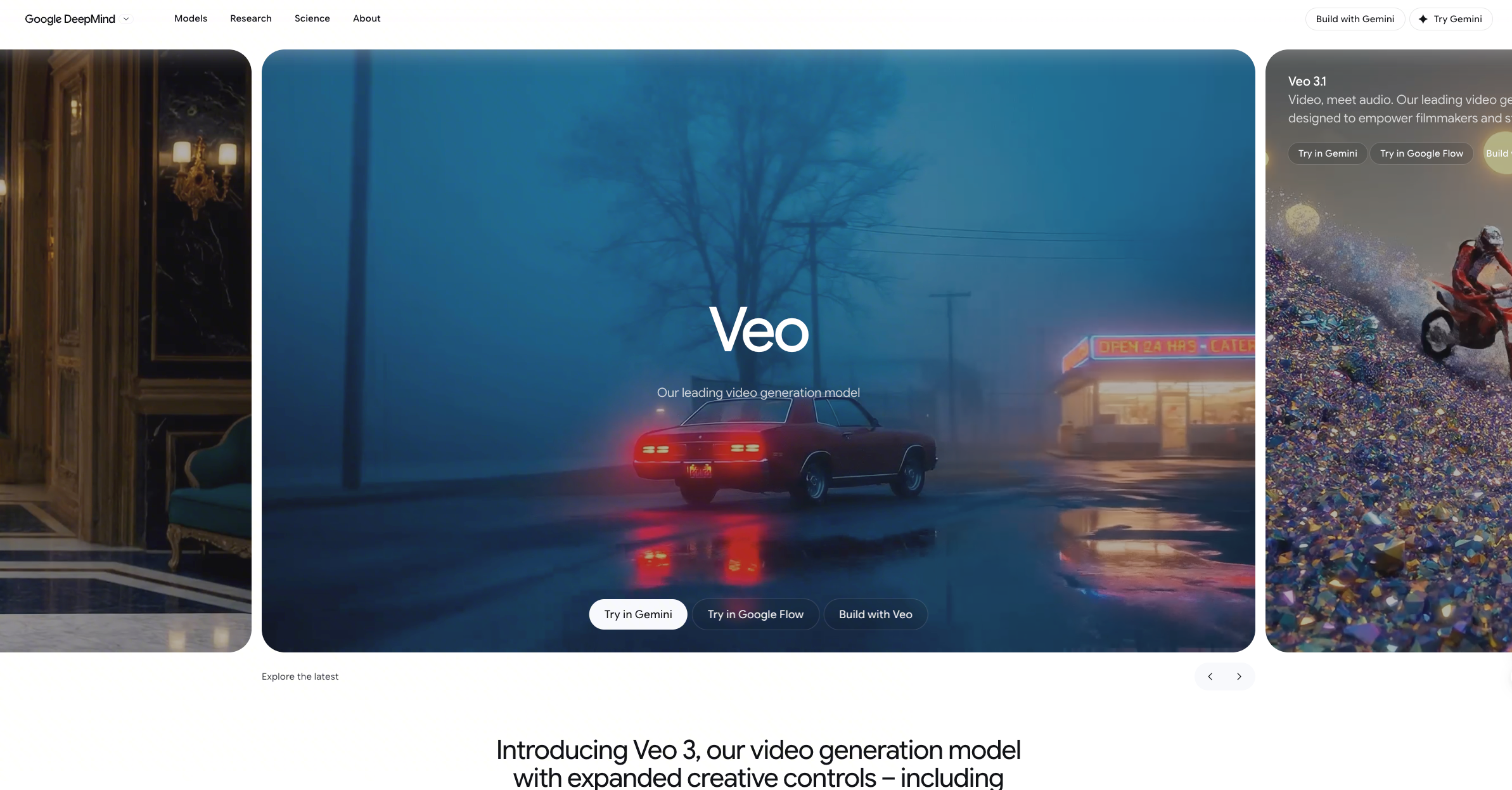 3. Google Veo 3,1 - am besten für filmischen Realismus und natives Audio