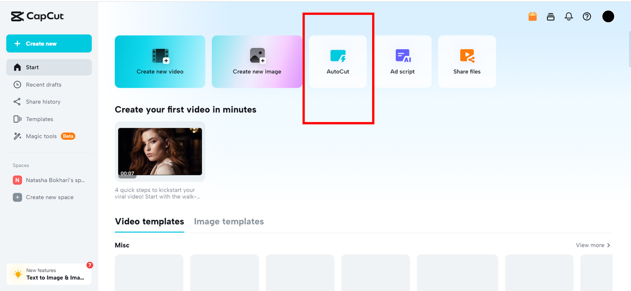 Upload media