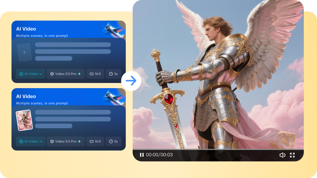 Generatore di video musicali con IA a partire da testo