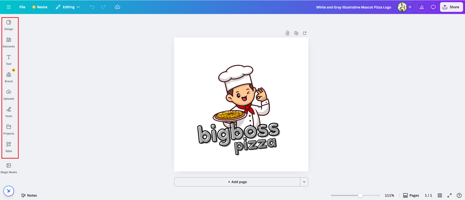 Customize your template