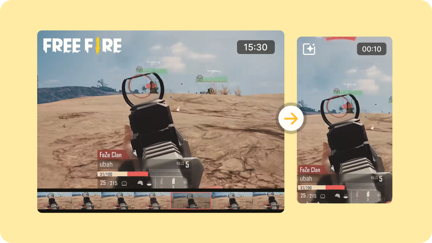 Guide för att göra gratis Fire Shorts Video