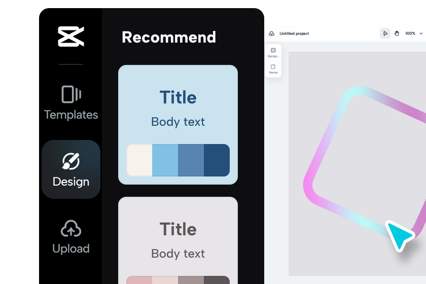 Use video templates