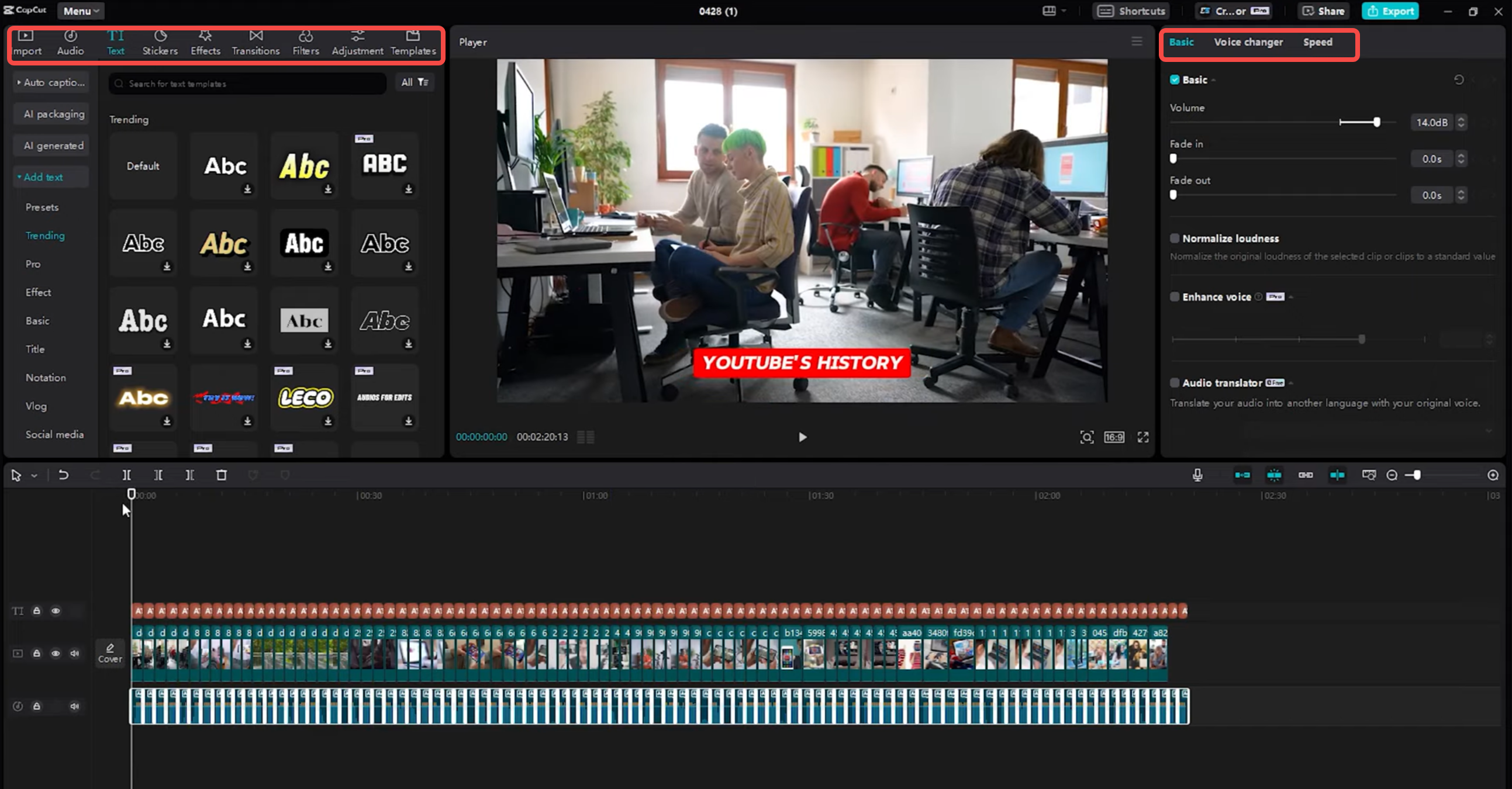 Tăng cường video do AI tạo trong trình CapCut chỉnh sửa video trên máy tính để bàn