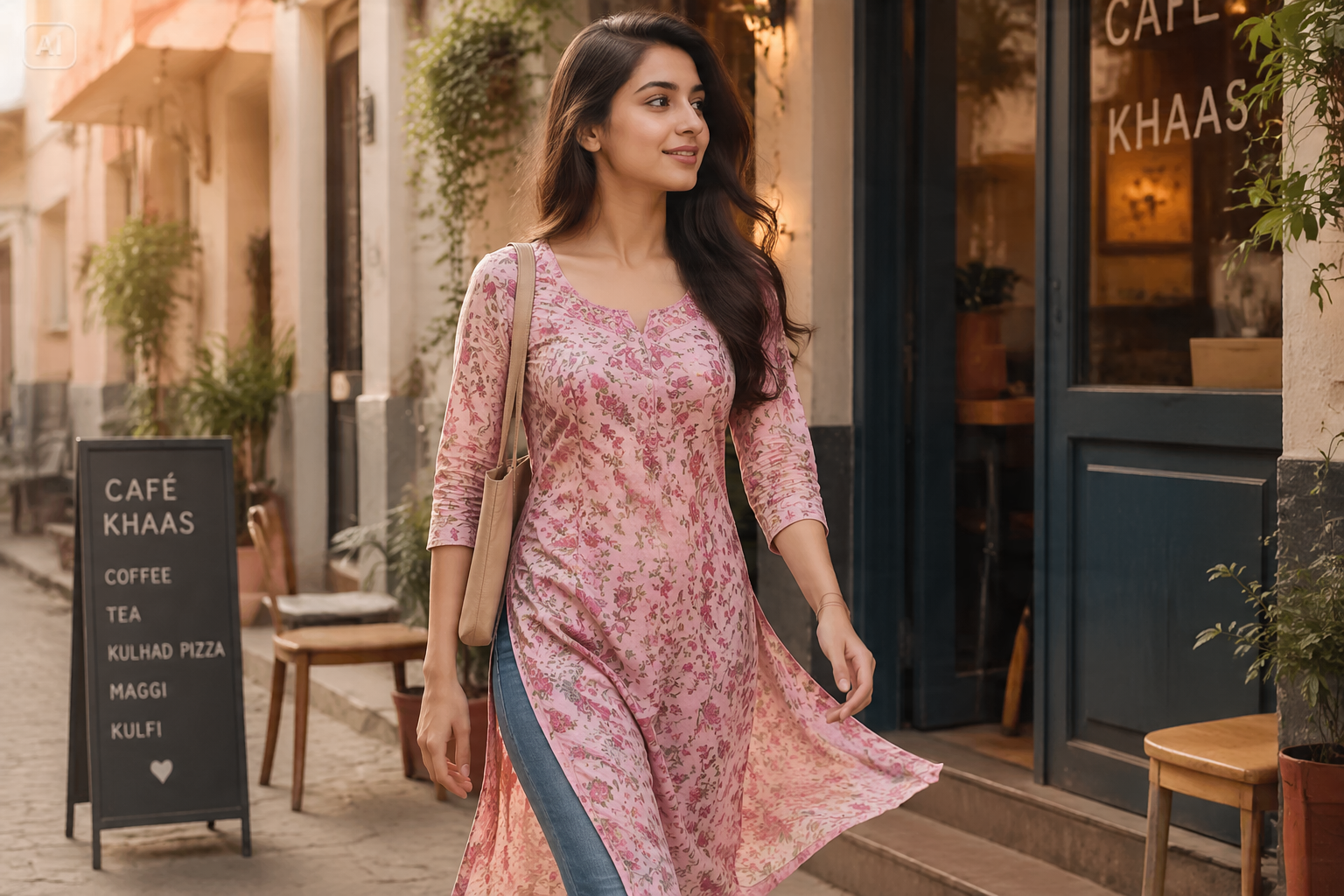 fitur kurti gadis yang terlihat cepat