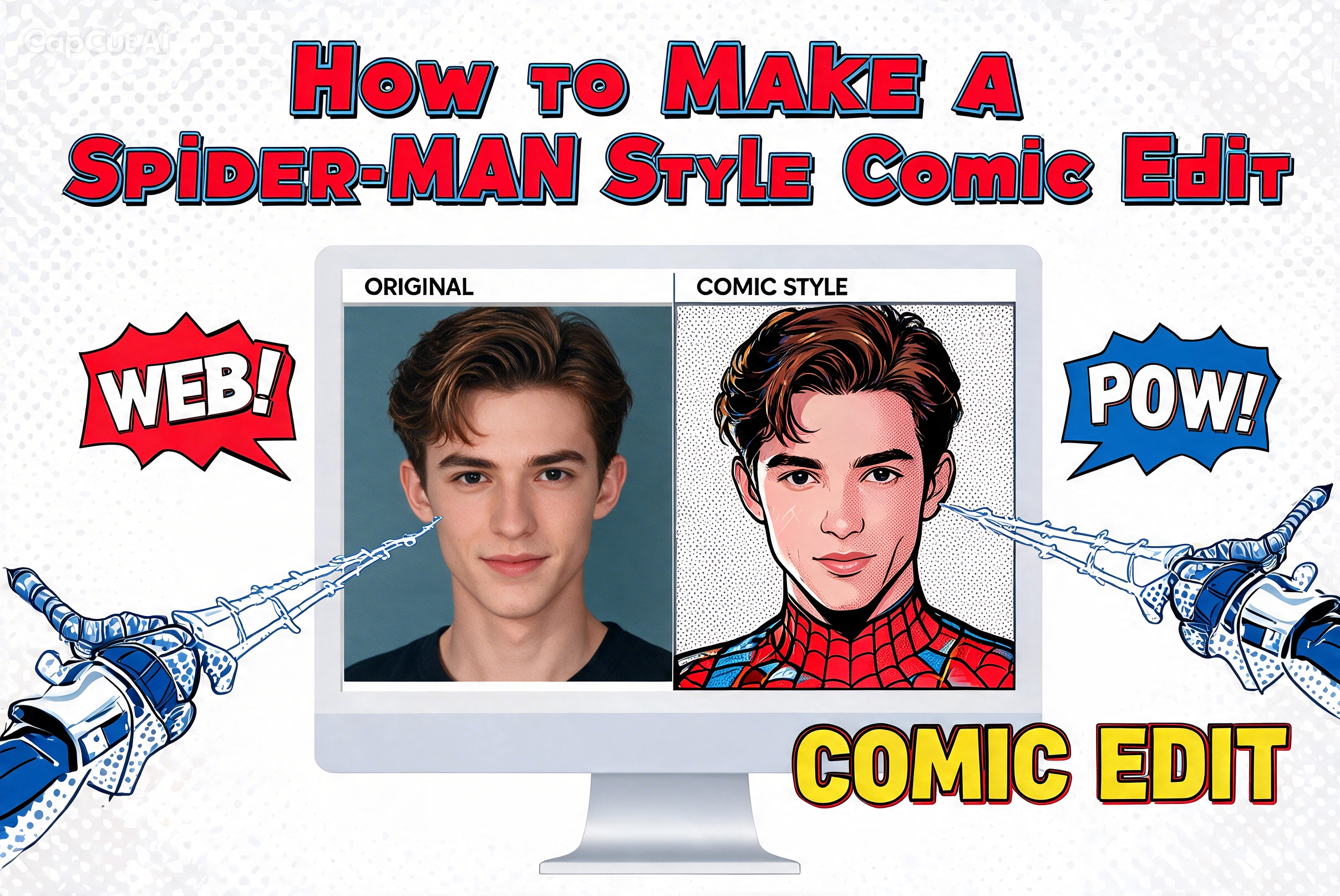 How to Make a Spider-Man Style Comic Edit