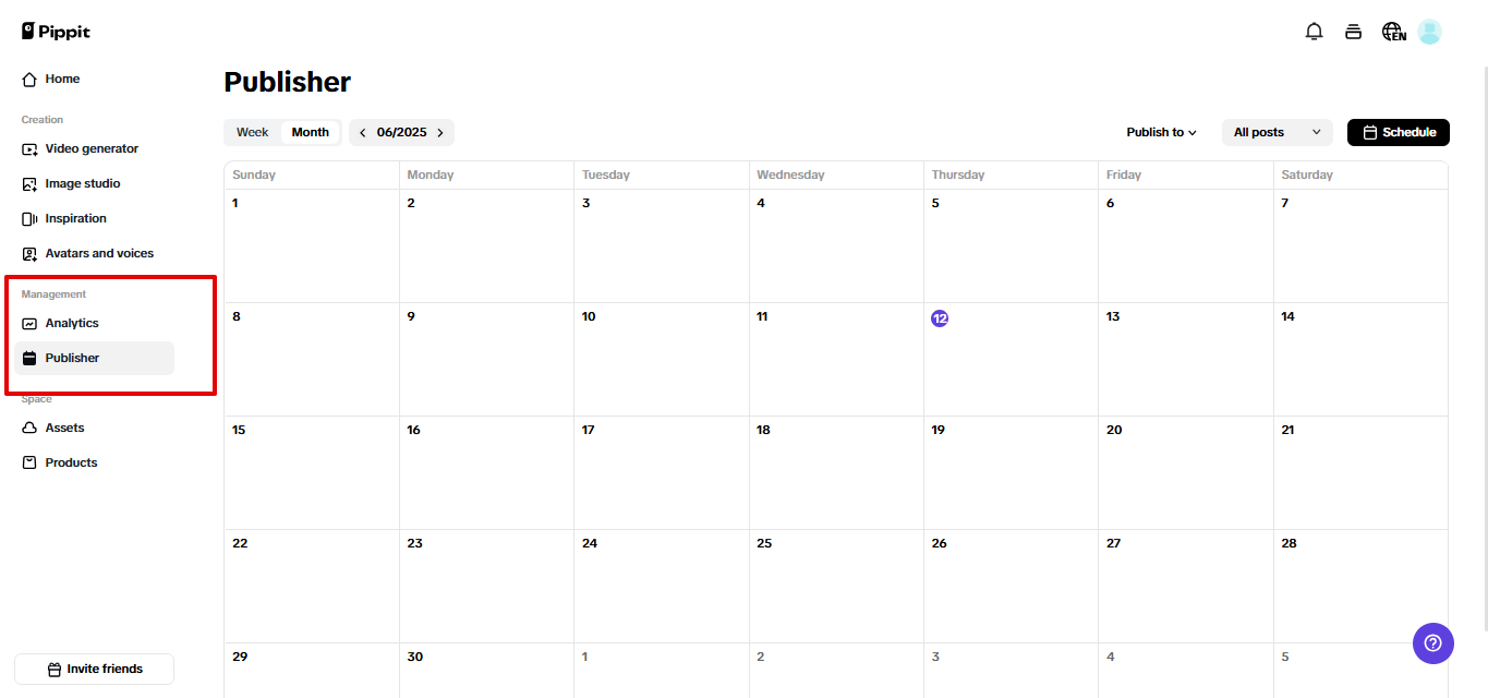 Auto-publisher and analytics