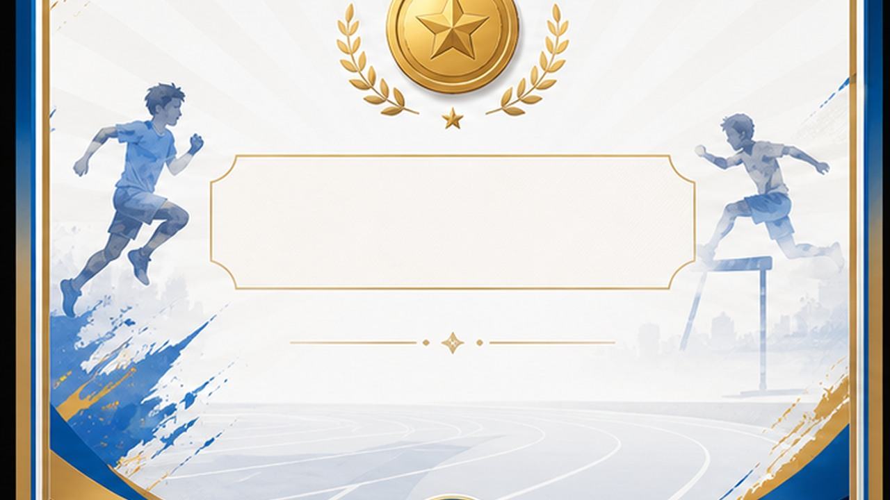 Sports Certificate Design prompt result 1