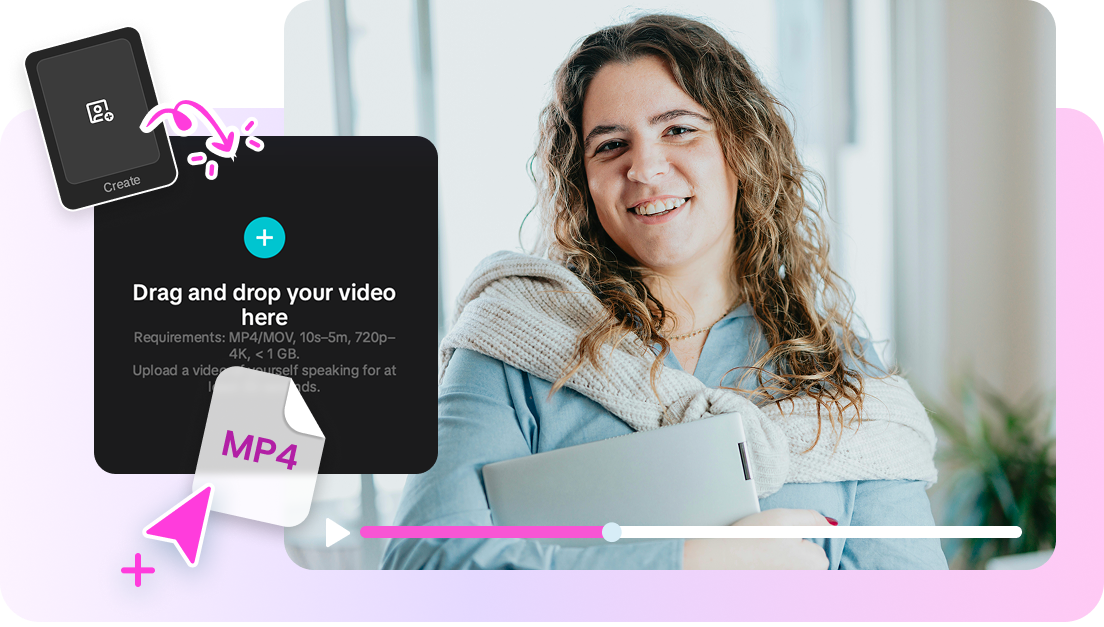 Mengubah video dengan CapCut AI avatar generator