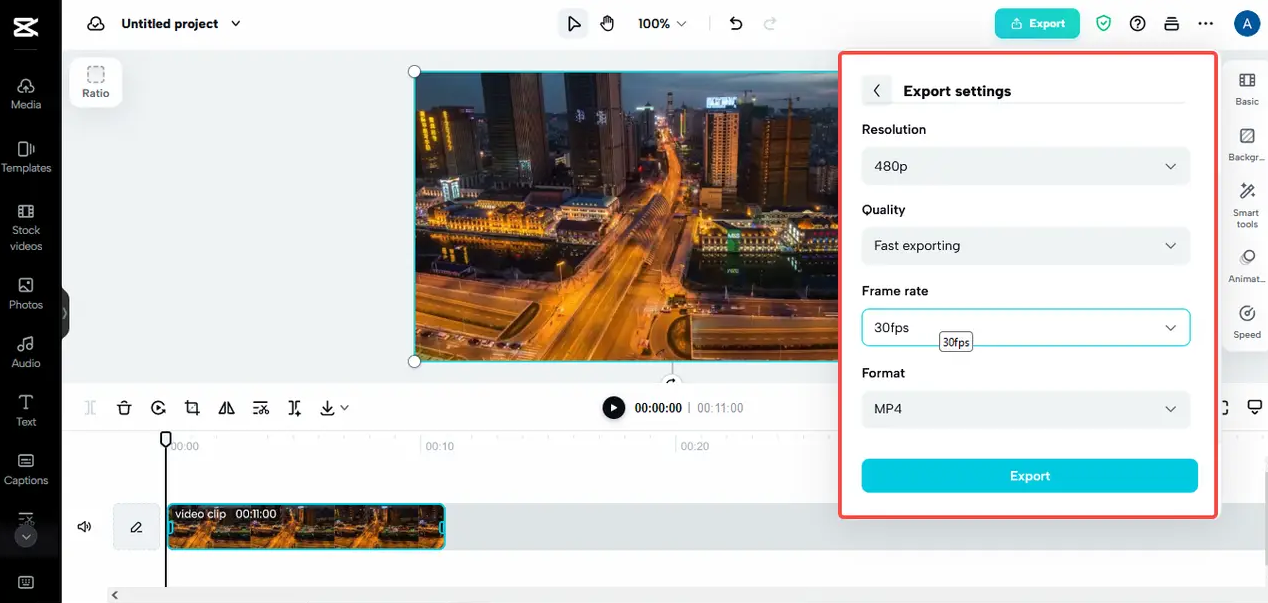export and share 