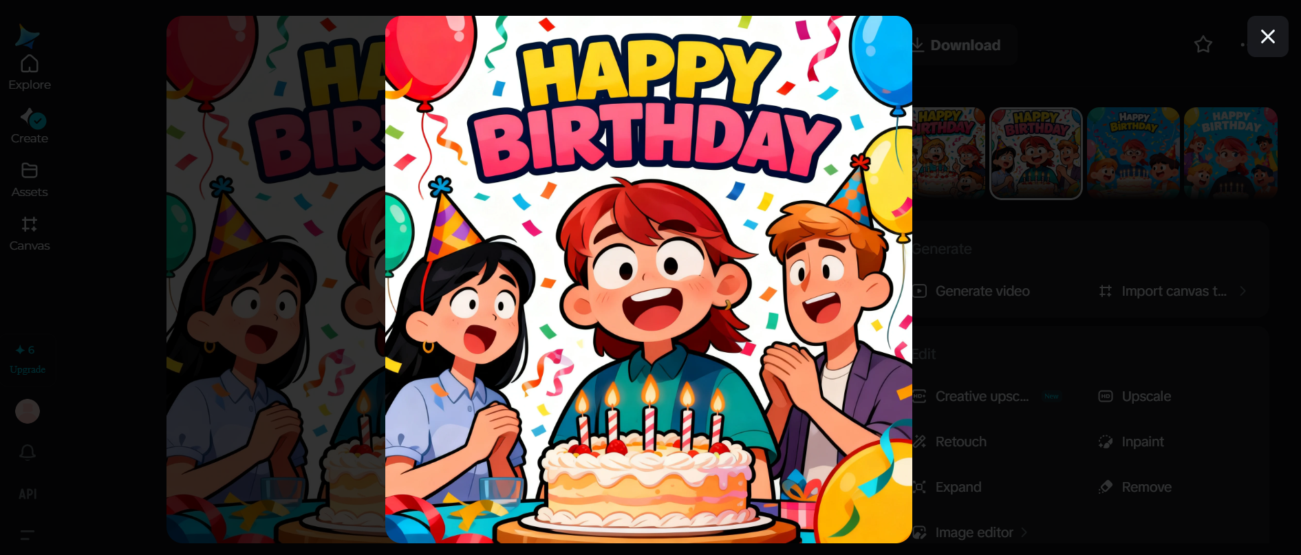 Funny birthday poster design idea