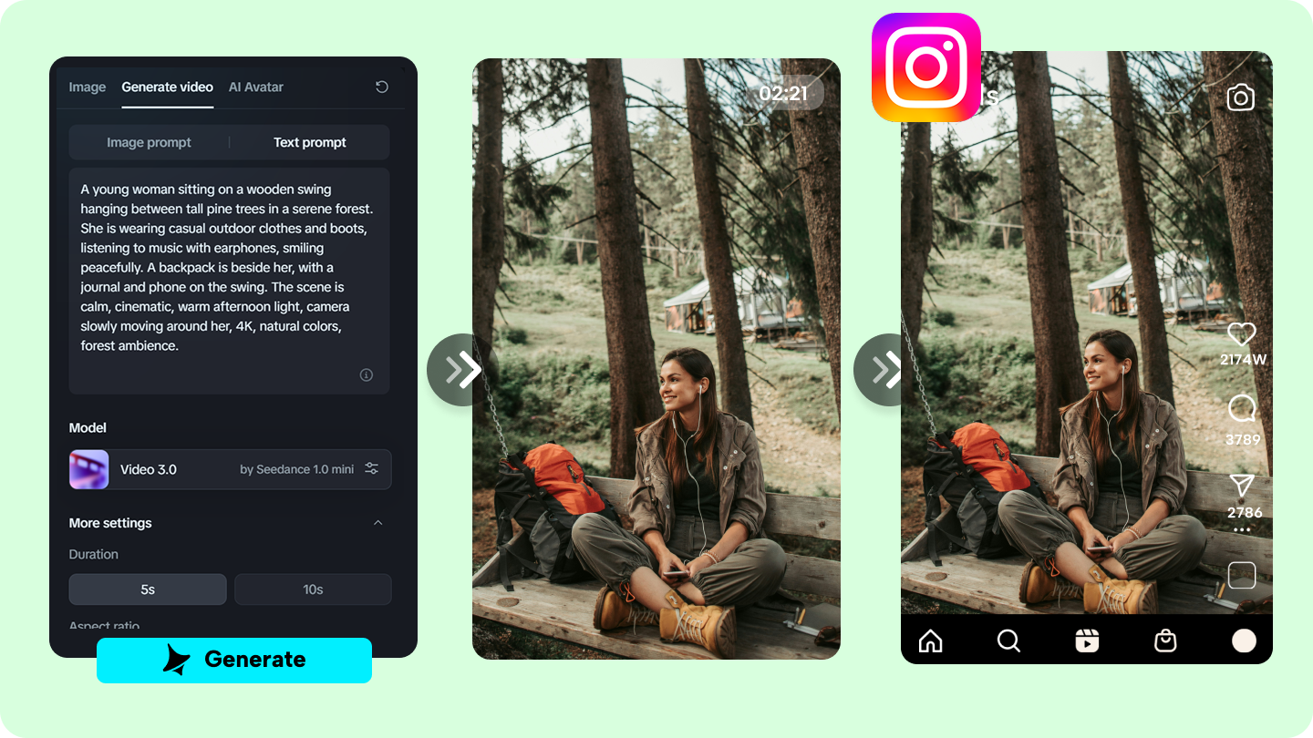 Hur man skapar videor för Instagram