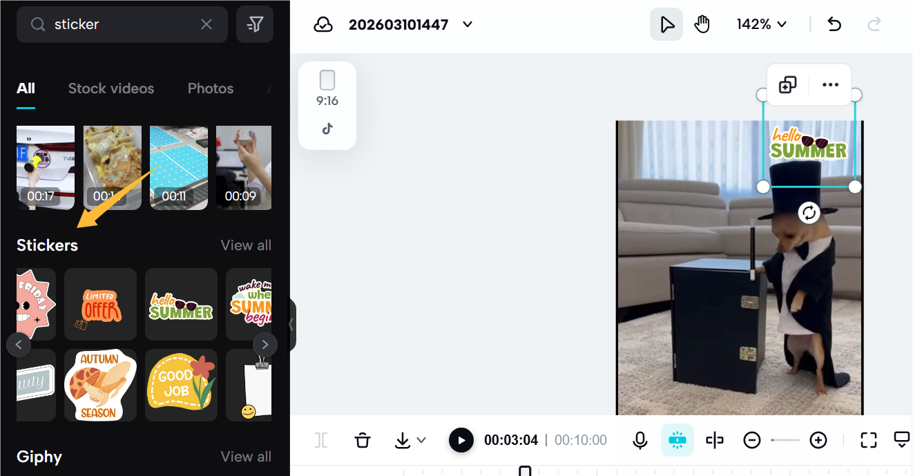 Remove the Sora AI watermark with a sticker