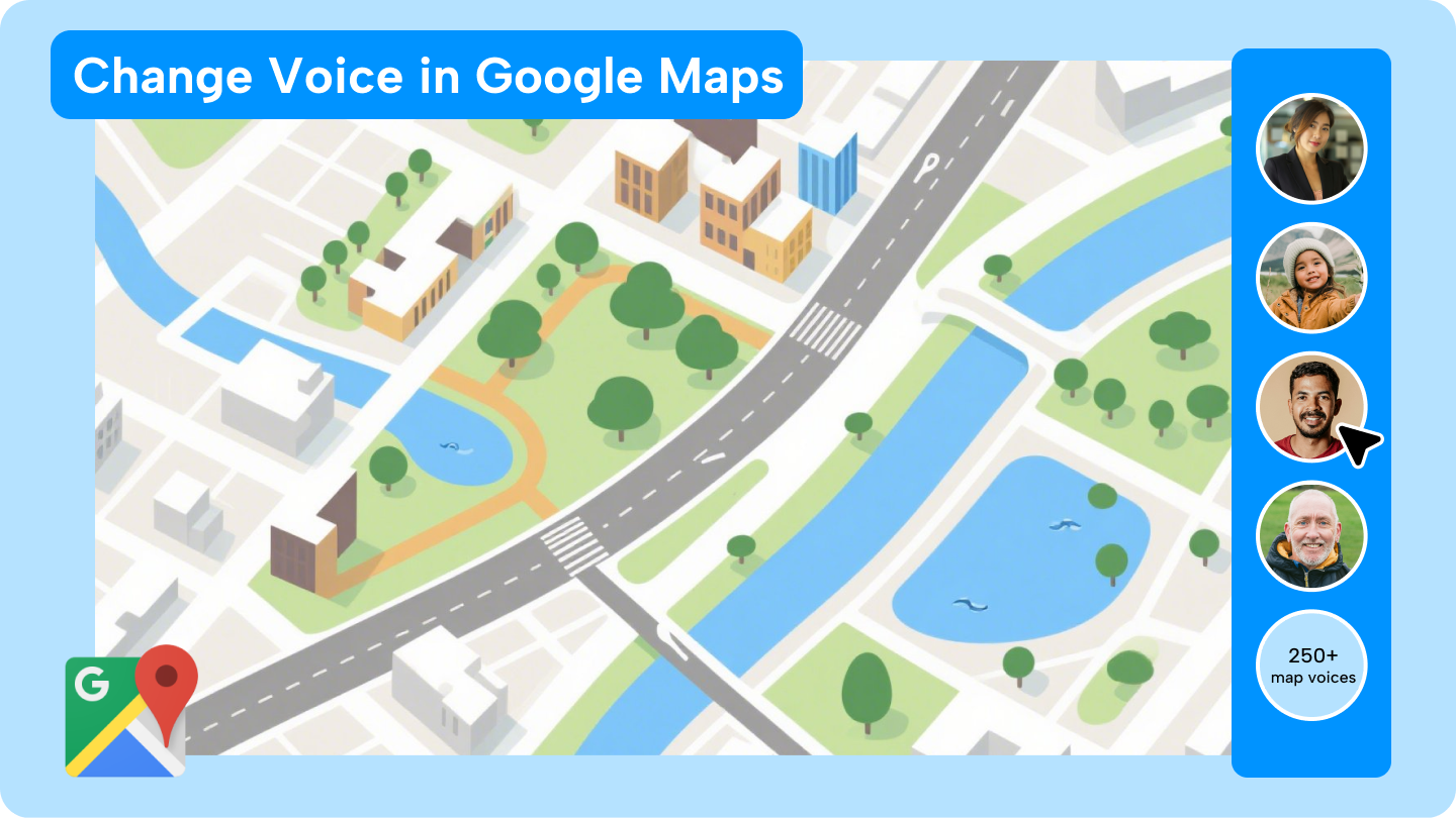 google maps voice changer
