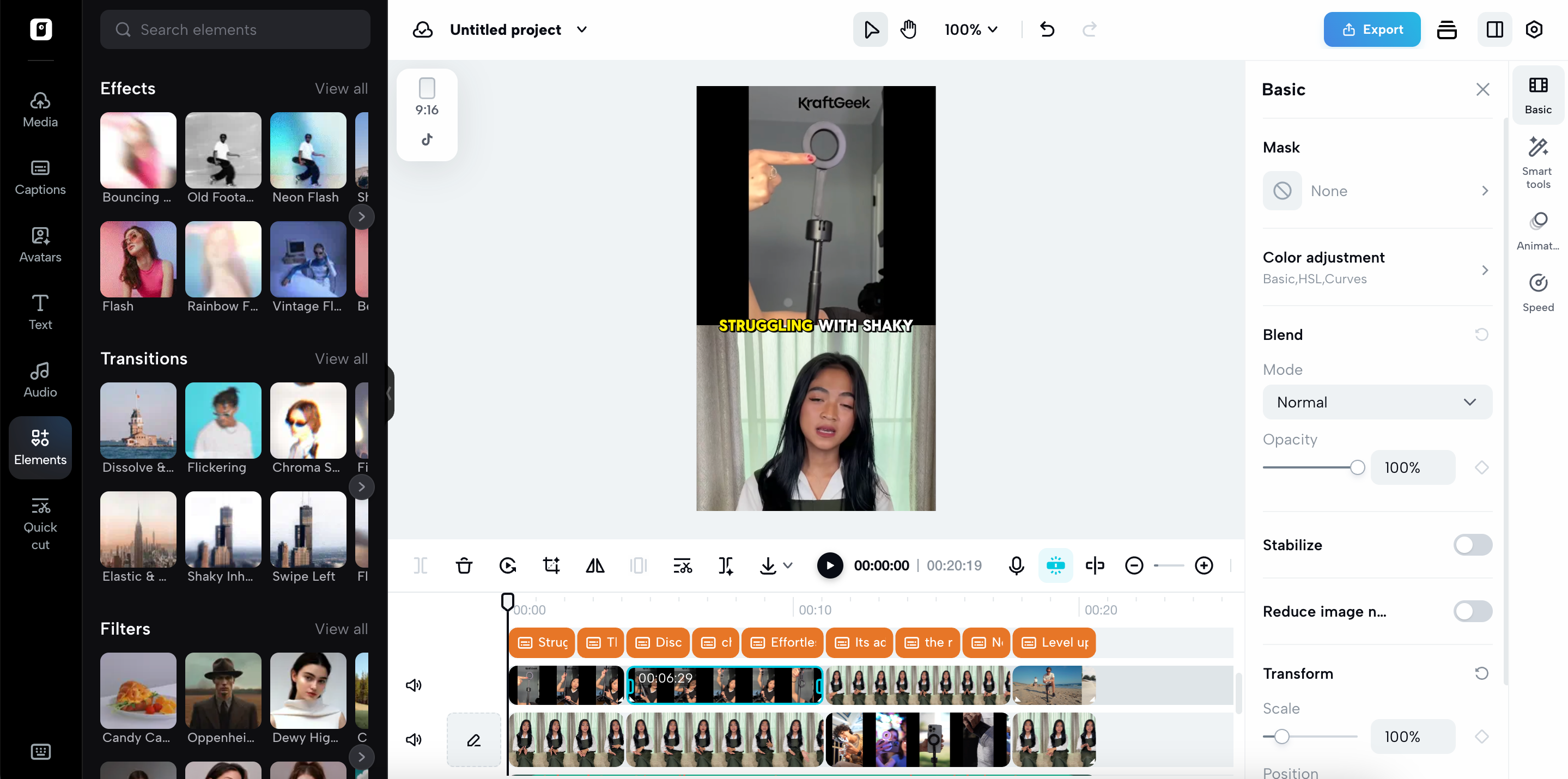 Refine your video