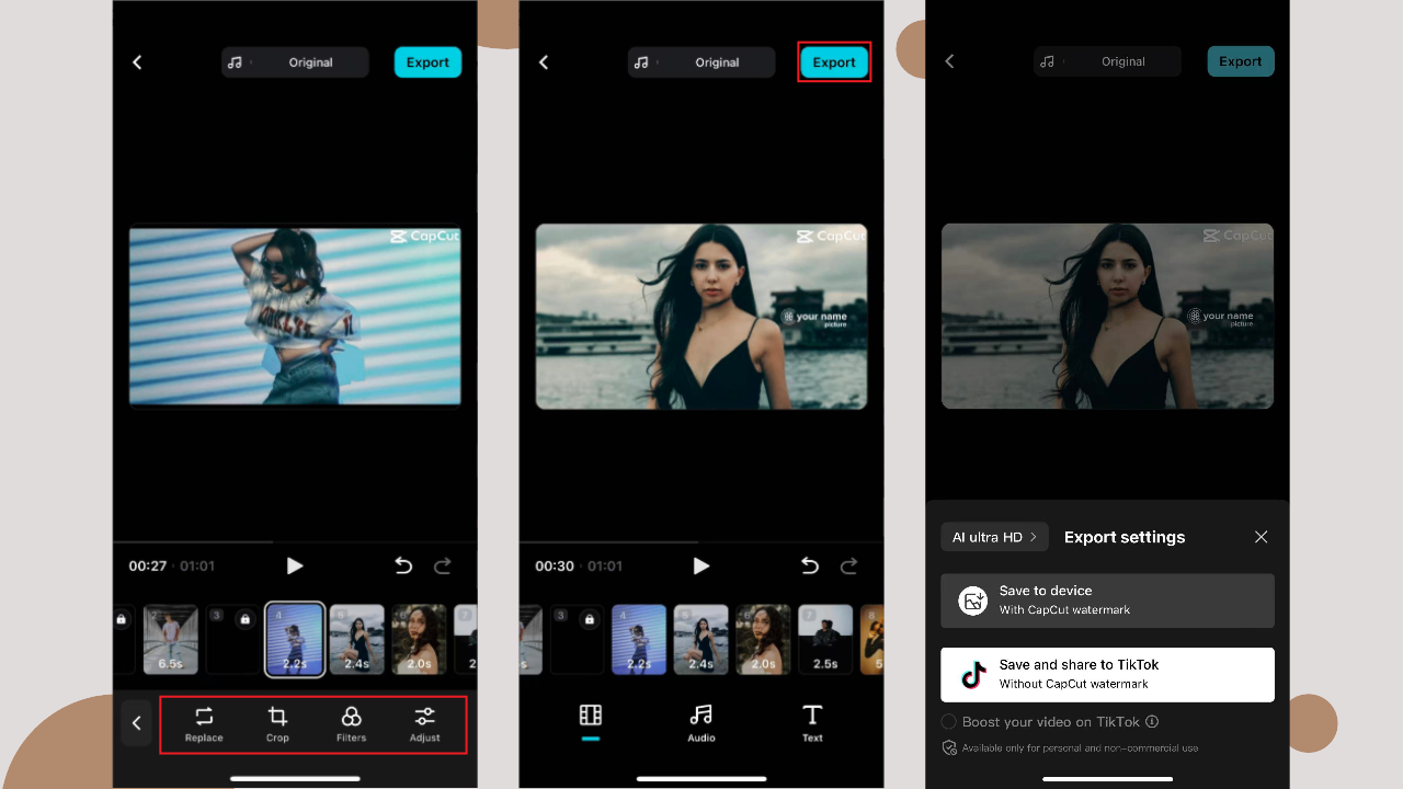 Generate and export your epic trailer