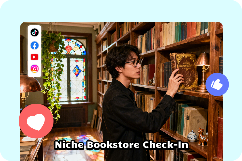 Produce viral social videos using an AI video template in CapCut