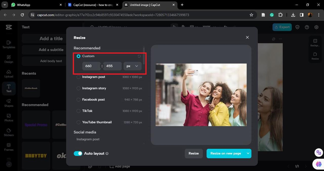 resize your image 2