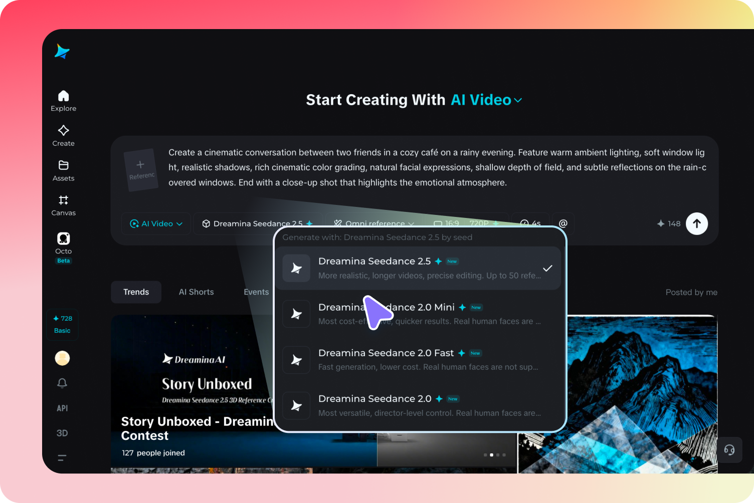 Customize settings and generate
