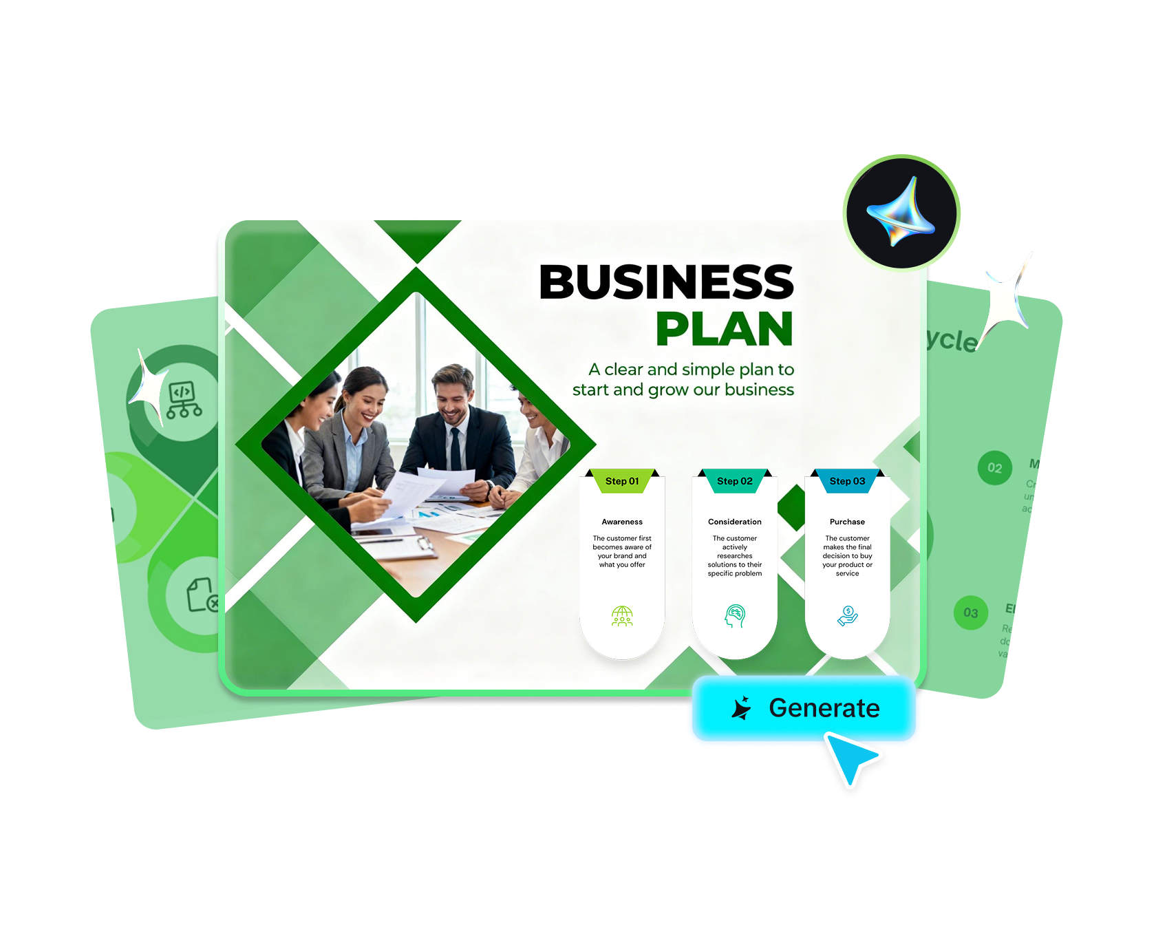 무료 AI 비즈니스 계획 생성기