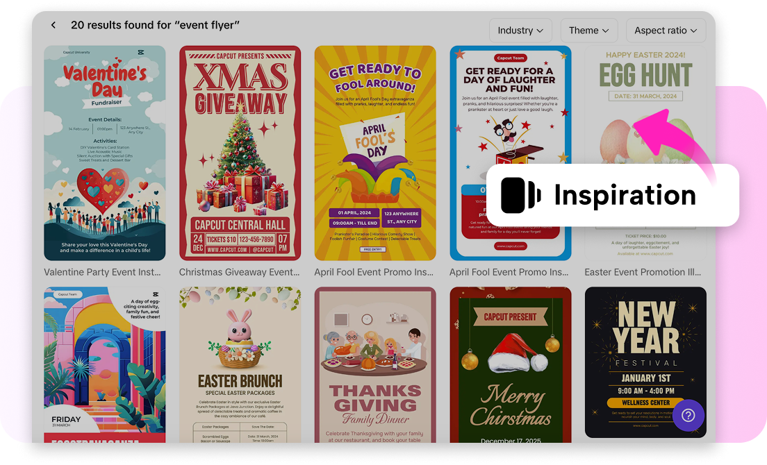 Vast event flyer templates