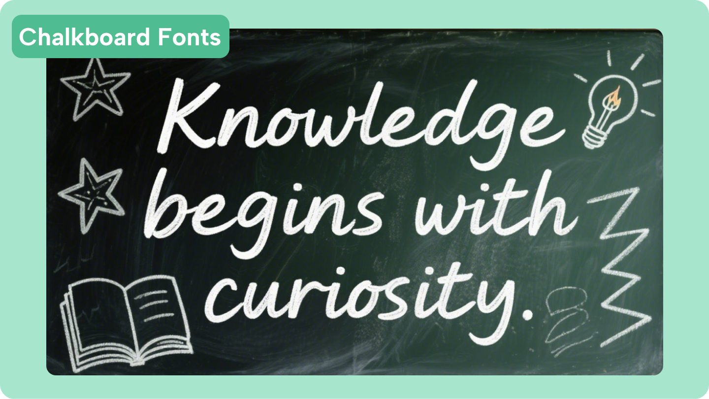 Chalk font