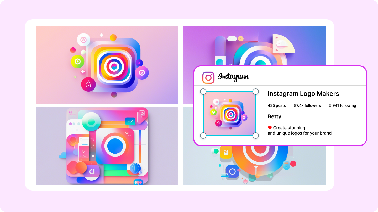 Criador de logotipo do instagram