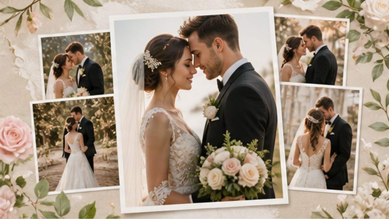 AI Wedding Photo Slideshow Maker prompt result 1