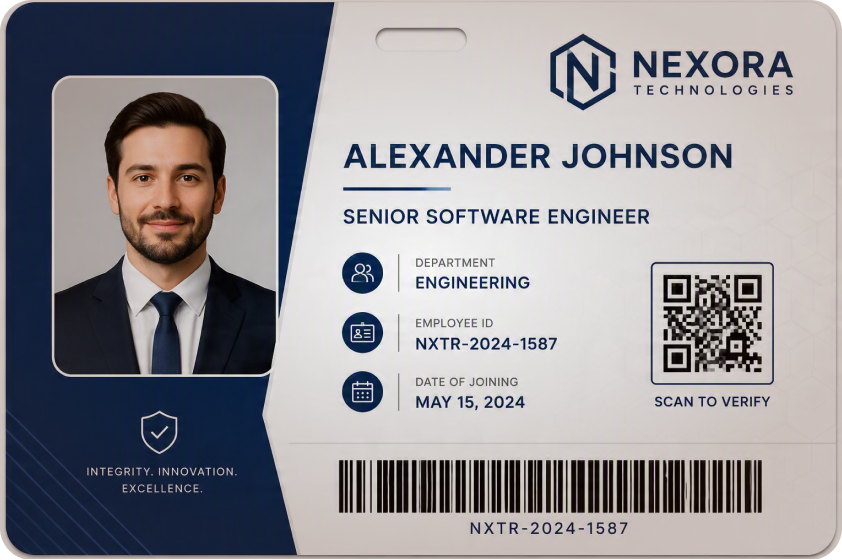 Generieren Sie benutzerdefinierte ID-Karten-Designs aus einer Textaufforderung