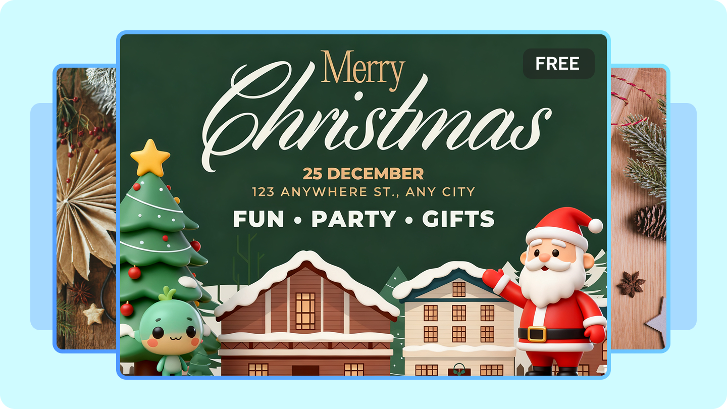christmas flyer template